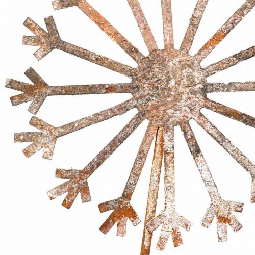 Floristik24 Kerti dugó Dandelion rozsdamentes fém Ø18 H88cm