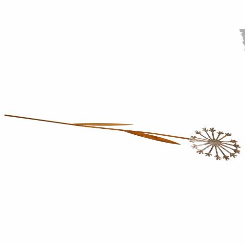 Floristik24 Kerti dugó Dandelion rozsdamentes fém Ø18 H88cm