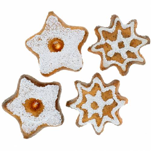 Scatter dekorációs keksz csillag 24db