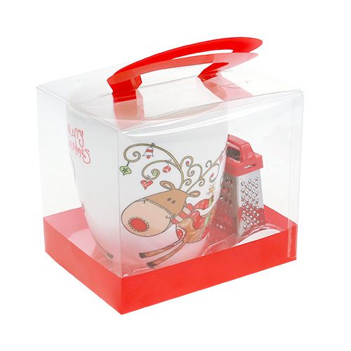 Floristik24 Ajándékpohár rénszarvassal 1db