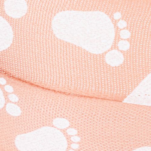 tételeket Ajándékszalag babalábra, keresztelői dekoráció, rózsaszín szalag, 25mm, 16m