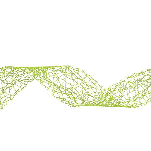 Floristik24 Ajándék szalag zöld színben 3cm 10m