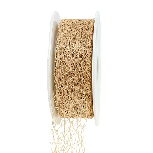 Ajándék szalag karamell színben 3cm 10m