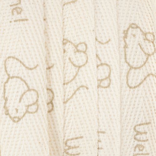 tételeket Ajándékszalag kis egér mintával, dekorációs szalag születésre és keresztelőre, 15 mm széles, 20 m hosszú