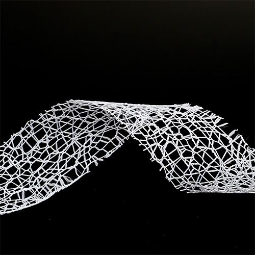 Floristik24 Ajándék szalag fehér színben 3cm 10m