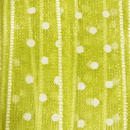 tételeket Pöttyös mintás szalag díszes ajándékcsomagoláshoz, 1,5 cm széles, 20 m hosszú