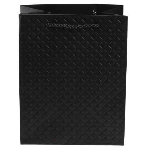 tételeket Ajándéktáska ajándéktáska fekete 18×10×23cm 1 db