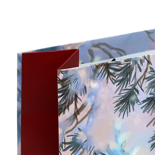 Floristik24 Ajándéktáska nagy hóember 25cm x 34,5cm 1db