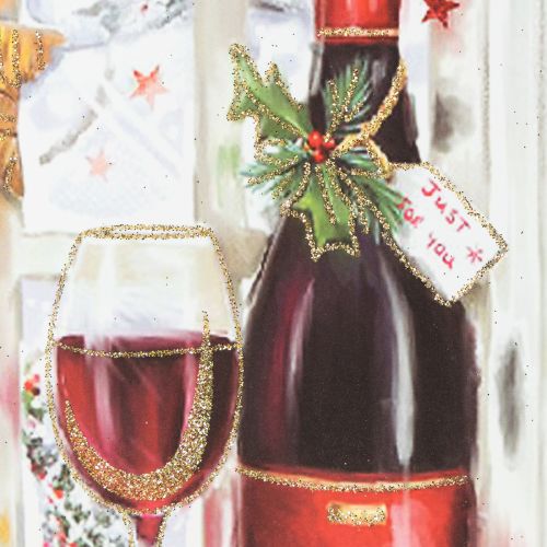 tételeket Karácsonyi ajándéktáska 8cm x 18cm H24cm 2 db-os készlet