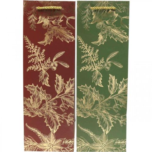 tételeket Karácsonyi ajándék táskák Karácsonyi táskák fagyöngy 12×36cm 2db