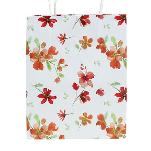 Floristik24 Ajándékzacskók virággal 25cm x 20cm x 11cm 6 db