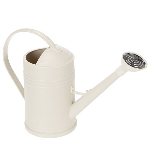 Locsolókanna levehető rózsafejjel. Ideális szobanövényekhez és erkélyekhez. Fehér. 32 cm.