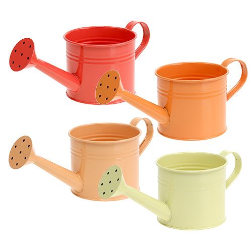 Floristik24 Öntözőkanna Orange Mix Ø11cm H9cm 8db