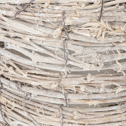 tételeket Dekoratív öntözőkanna ízléses szőtt dizájnnal elegáns otthoni dekorációhoz, 26 cm