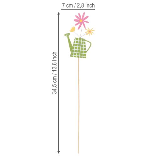 tételeket Locsolókanna dekorációk tavaszi kerti vagy virágcserepes dekorációhoz (12 darab)