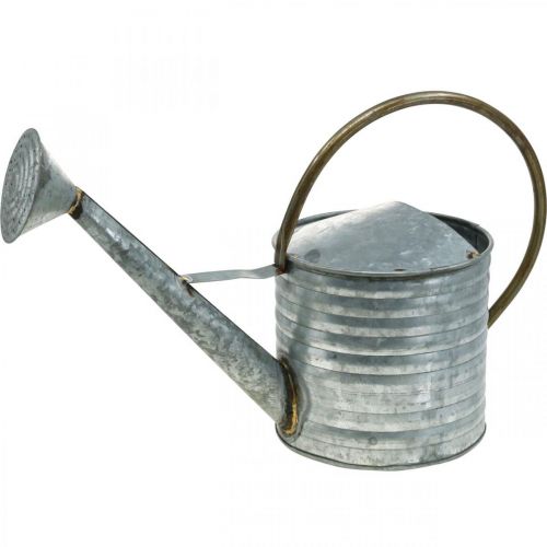 Antik fém locsolókanna, 52 × 20 × 33 cm