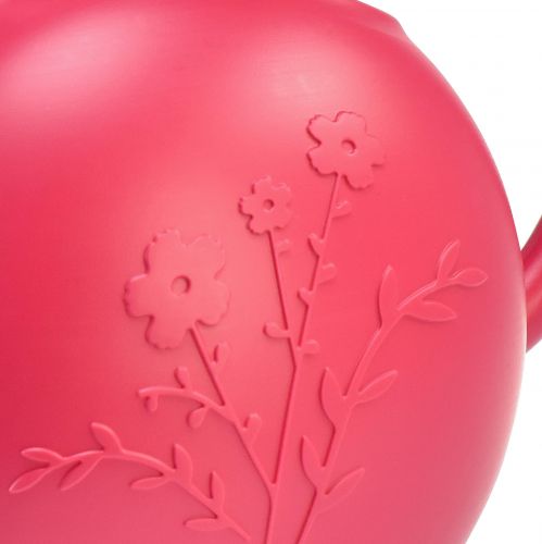 Floristik24 Locsolókanna szobanövényekhez fukszia motívum virágok 34×24cm 1,8L