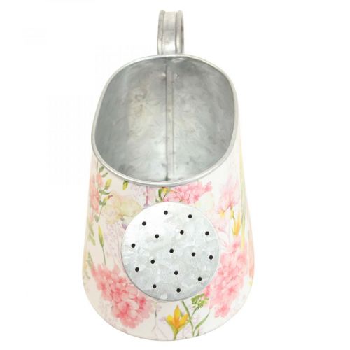 Floristik24 Dekoratív fém öntözőkanna ültetésre, ültetőkanna H16cm