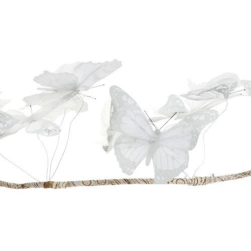 tételeket Füzér pillangós fehér 154cm