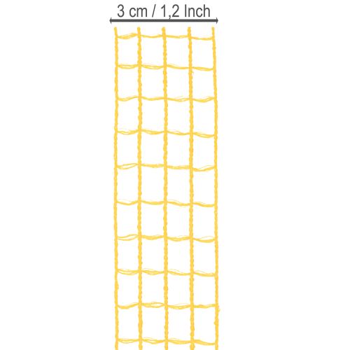 Dekoratív hálós szalag, vegyes színek, 3cm x 10m, 7 darab | Floristik24.hu