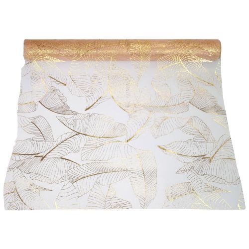 tételeket Asztali futó őszi asztali futó levéldísz narancssárga arany 48x450cm