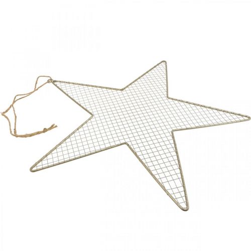 tételeket Metal Star Mesh Deco Star Metal Deco Gold Ø57cm
