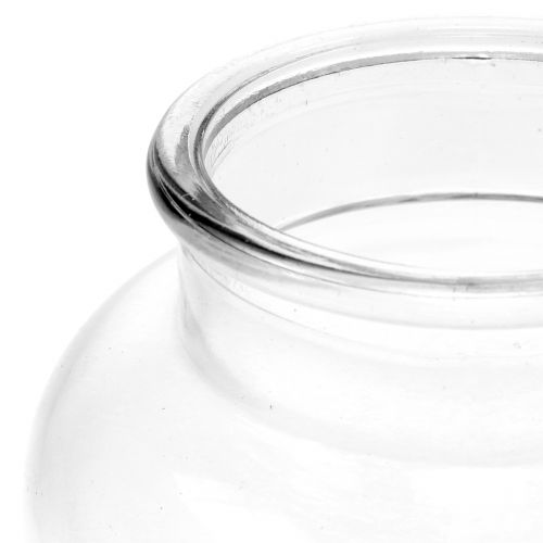 Floristik24 Üvegváza Ø14cm H16,5cm