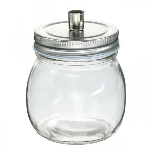 Floristik24 Dekoratív üveg gyertyatartóval gyertya dekoráció Ø8cm H10,5cm 4 db