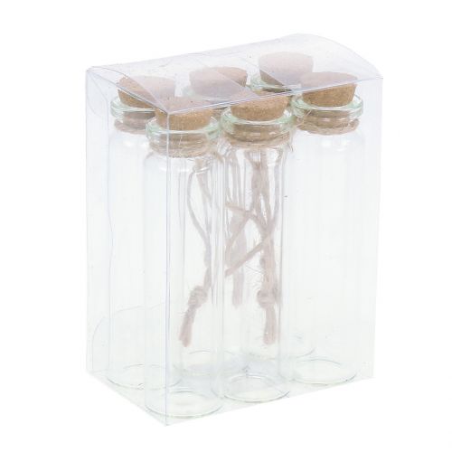 Floristik24 Üveg átlátszó akasztható 8,5cm 6db