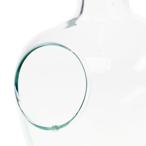 Floristik24 Üvegüveg díszedény parafával Ø19cm H30cm