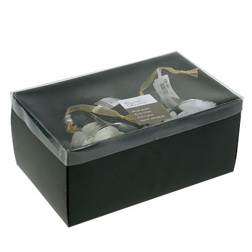 Floristik24 Harangtartó Ø8cm H16cm gyémánttal 2db