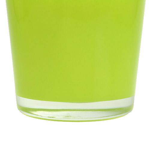 Floristik24 Üvegültető világoszöld Ø11,5 H11cm