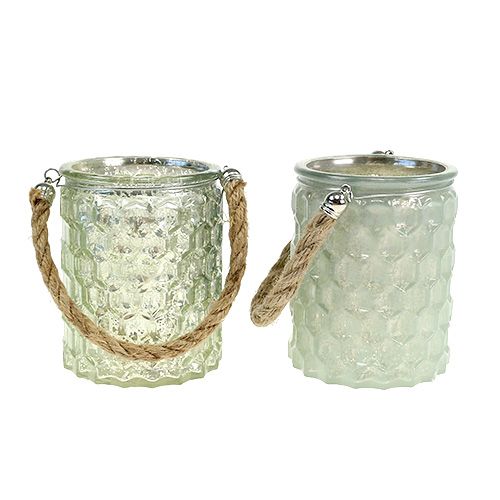 Floristik24 Üveglámpa zsinórral. Ø7cm H9cm 4db