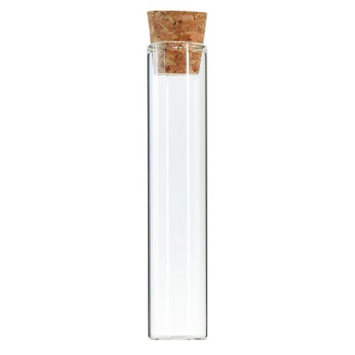 Kémcső dekoratív üvegcsövek dugók mini vázák H13cm