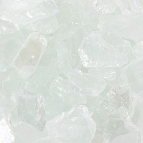 tételeket Üvegkövek 25mm - 35mm natúr színek 2kg