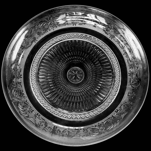 Floristik24 Üveglap antik Ø29cm H2,5cm 2db