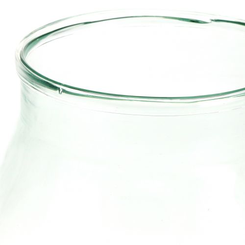 Floristik24 Üveg dekoratív virágváza Ø21cm H23cm