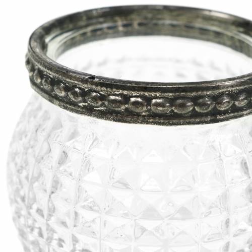 Floristik24 Üveglámpás Ø6,5cm H5,5cm 6db