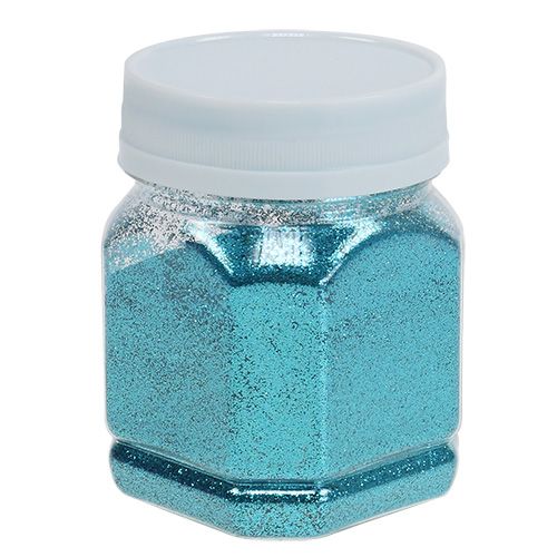 Glitter dekoráció türkiz 115g