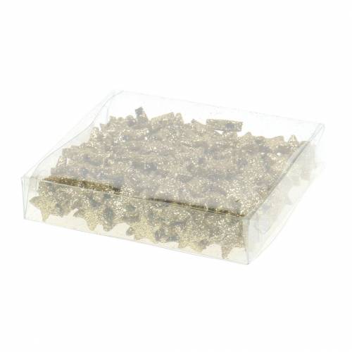 tételeket Csillag csillogó arany 1,5cm 144 db
