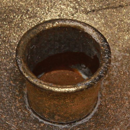 Floristik24 Arany csésze díszítés gyertyatartóval antik arany Ø10cm H6,5cm