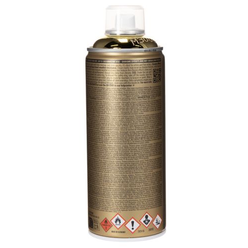 Arany króm hatású dekor spray festék, Montana dobozok 400ml | Floristik24.hu