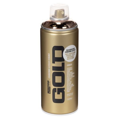 Réz-króm hatású sprayfesték kreatív projektekhez Montana dobozos 400ml