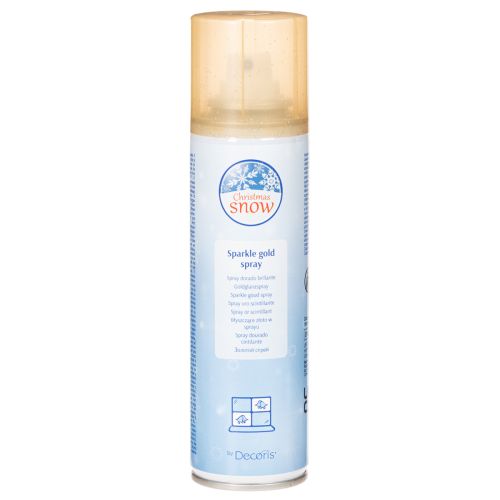 Arany csillámporos spray karácsonyi dekorációhoz, 150 ml vétel | Floristik24.hu
