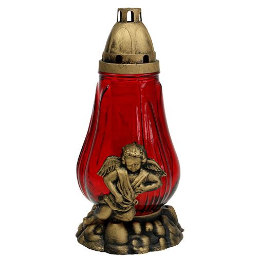 Floristik24 Sírfényüveg Ø14cm H28cm 4db