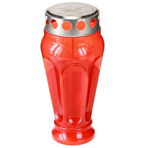 tételeket Sírvilágítás piros sírgyertyák égési ideje 18 óra Ø9cm M19cm 4 db
