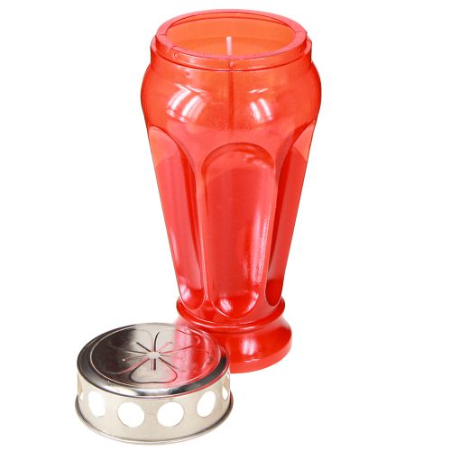 tételeket Sírvilágítás piros sírgyertyák égési ideje 18 óra Ø9cm M19cm 4 db