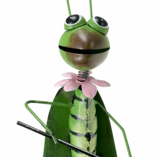 Floristik24 Szöcske kerti dugó fém zöld H114cm 2db