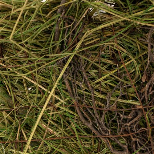 tételeket Díszkosár, fűfonás, natúr húsvéti dekorációs kosár, ajándékkosár, 29cm