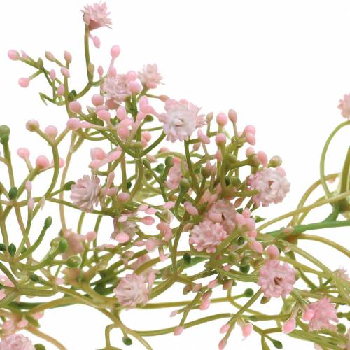 Floristik24 Girland gypsophila rózsaszín 180cm